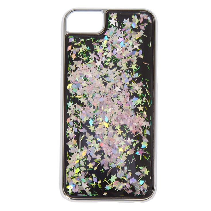 Pink Glitter Squishy Liquid Phone Case,