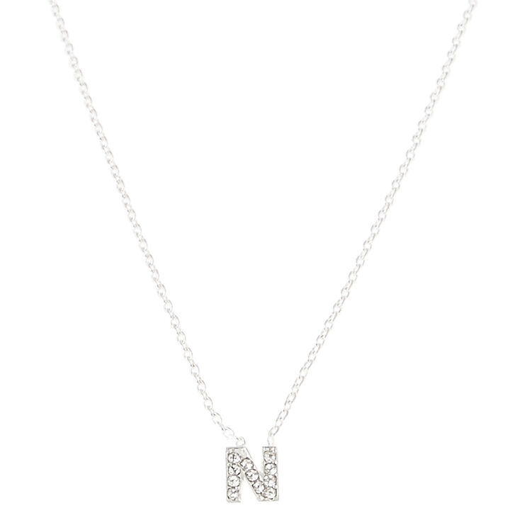 N Pendant Necklace,