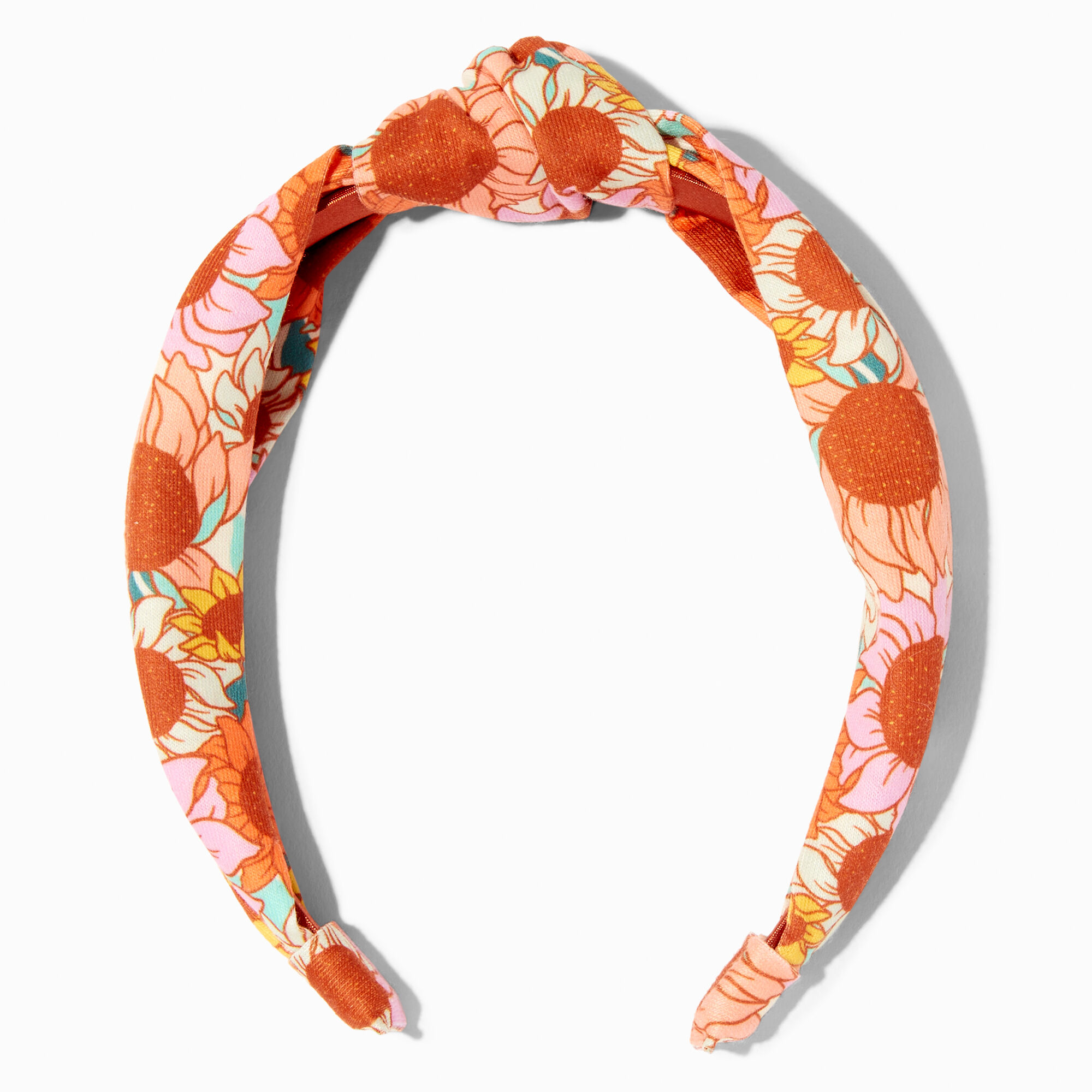 Sunflower top print headband