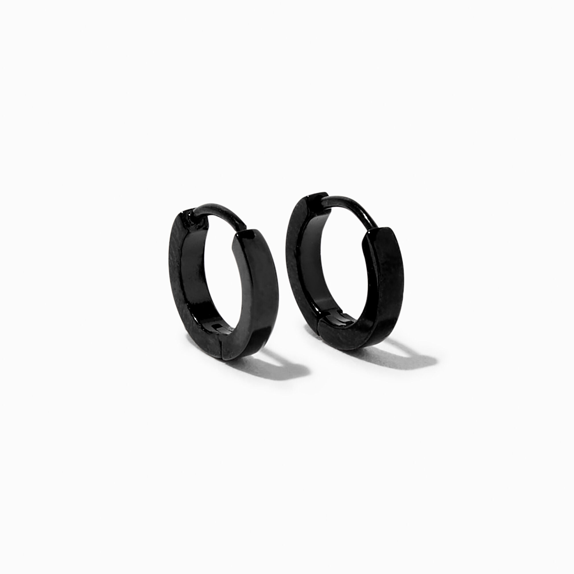 PROSTEEL Hoop Earring for Women Black Cute Girls Earrings Stainless Steel  Party Earrings Christmas Gift for daughter, 40mm - Walmart.com