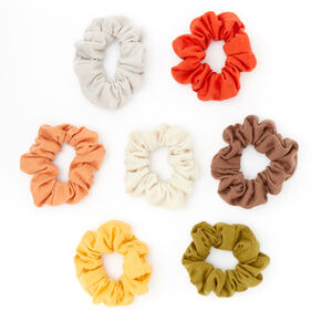 Small Rustic Forest Hair Scrunchies - 7 Pack,