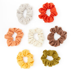 Small Rustic Forest Hair Scrunchies - 7 Pack,