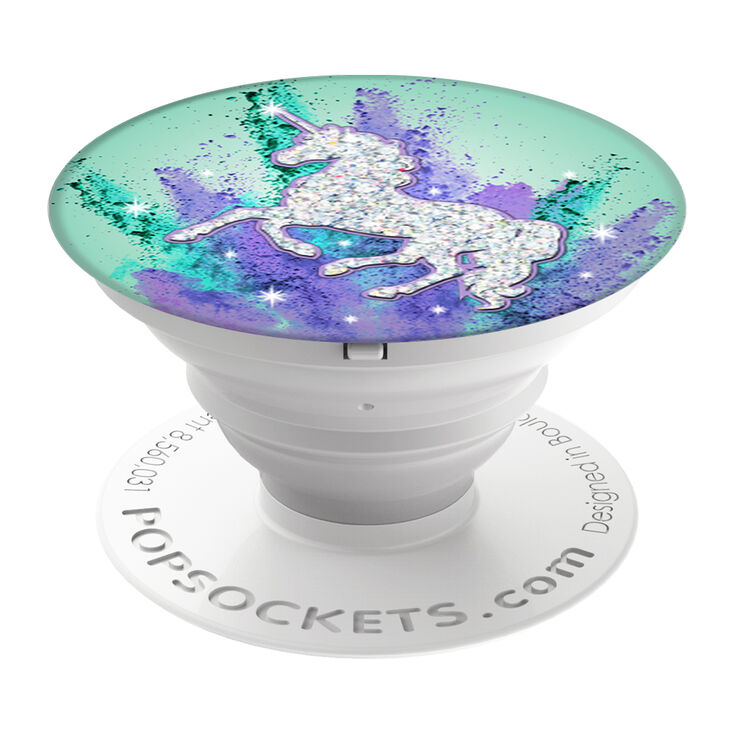 Glitter Unicorn PopSocket,