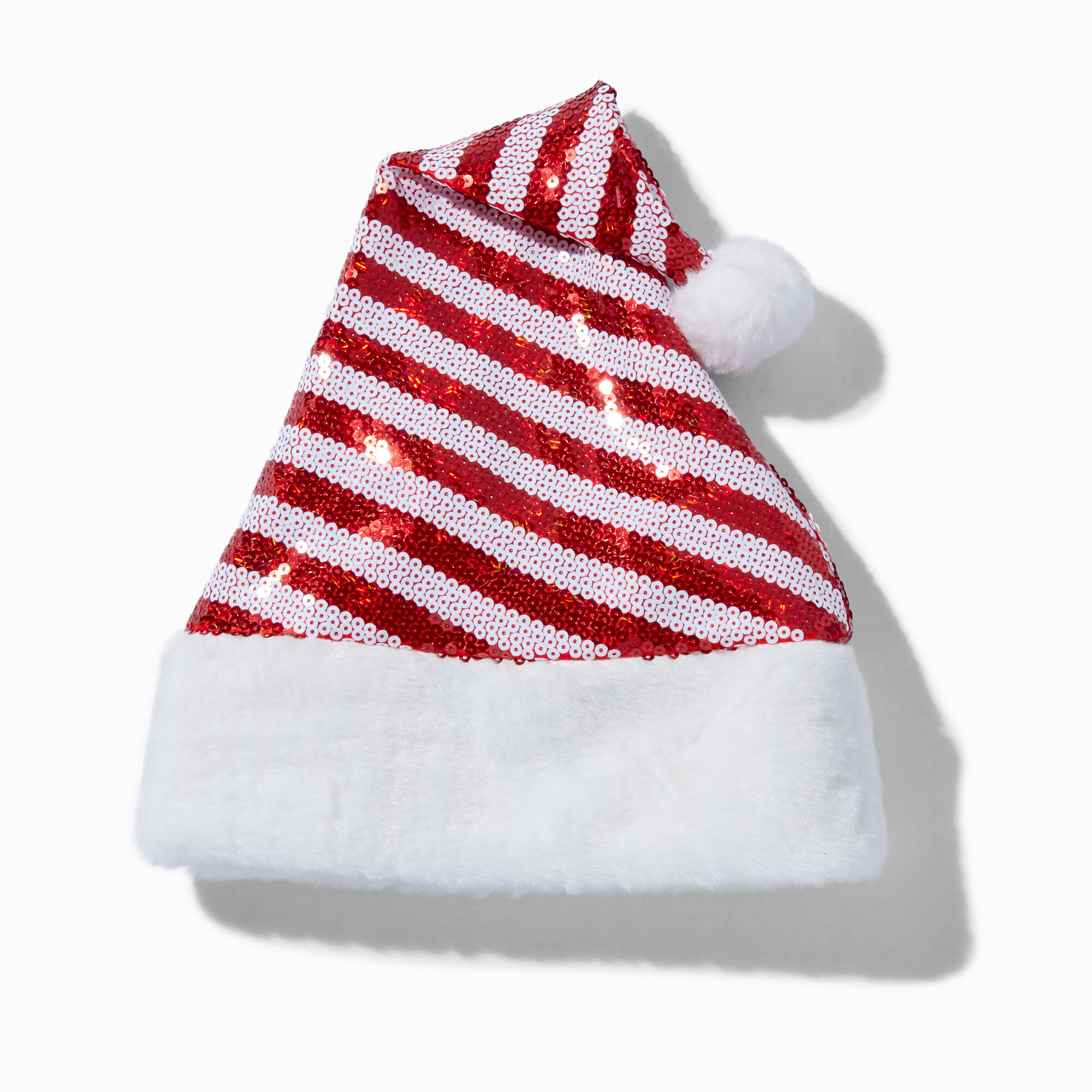 Red and white striped hat clearance