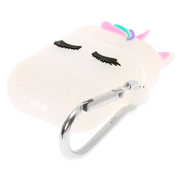 Glitter Unicorn Silicone Earbud Case Cover - Compatible With Apple AirPods&reg;,