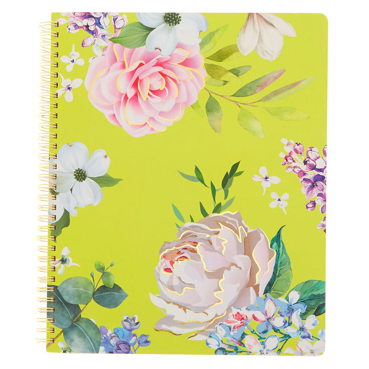 Floral Notebook - Yellow,