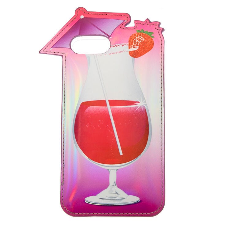 Puffy Strawberry Daiquiri Phone Case,