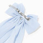 Light Blue Long Tail Bow Hair Clip,