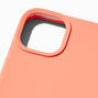Solid Coral Silicone Phone Case - Fits iPhone&reg; 13/14 Pro,