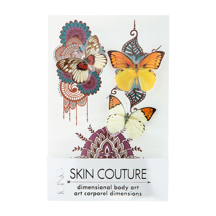 Boho 3D Butterfly Body Art,