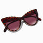 Gold Chain Tortoiseshell Cat Eye Sunglasses,