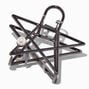 Hematite &amp; Pearl Star Shaped Metal Hair Claw,