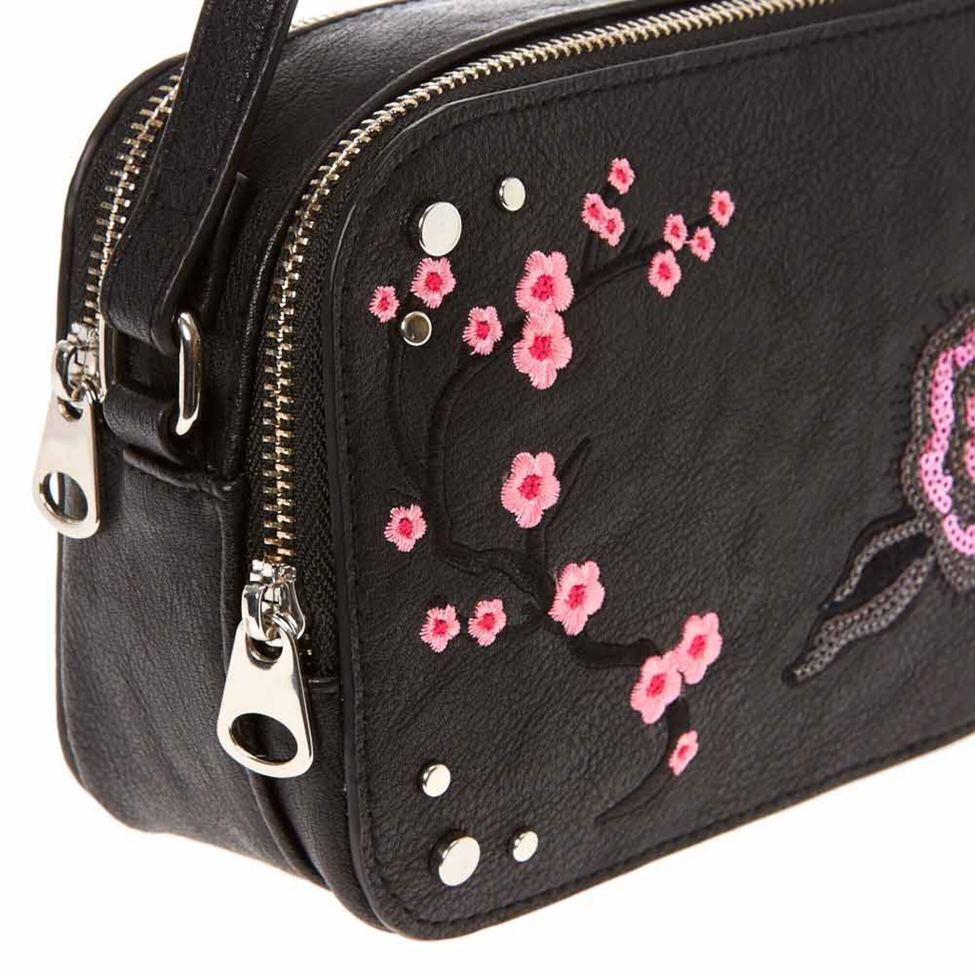 small black camera bag
