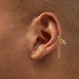 Gold-tone Opal Cuff Earring Stackables - 6 Pack,