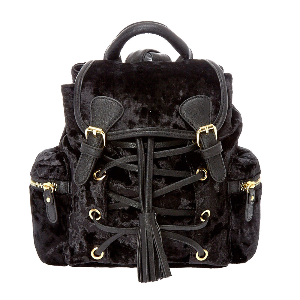 juicy couture velvet mini backpack