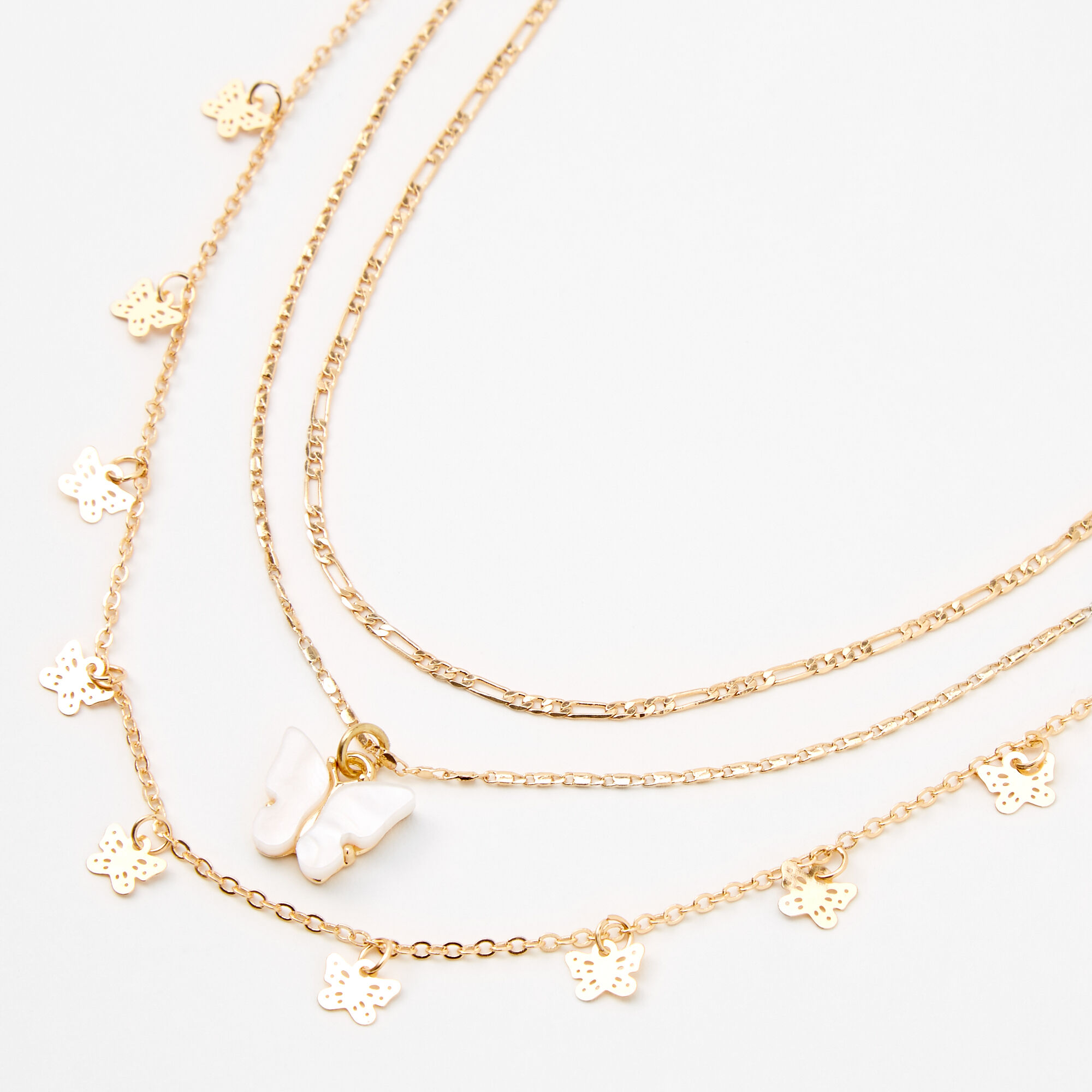 Butterfly chain choker necklace discount