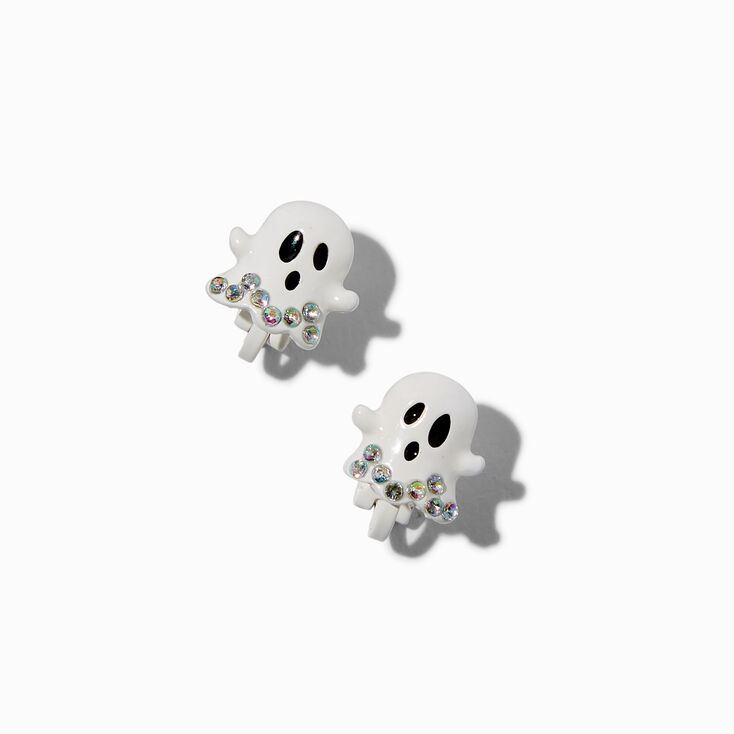 Iridescent Mini Crystal Knot Stud Earrings,