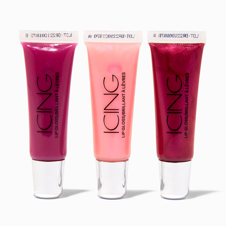 Pink Lip Gloss Set - 3 Pack,