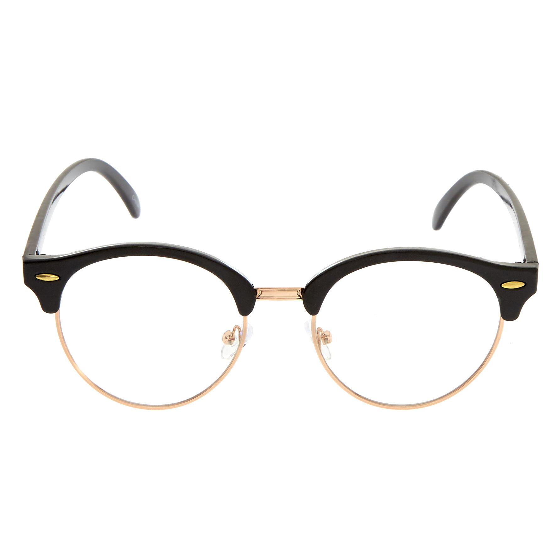 Black and rose gold glasses outlet