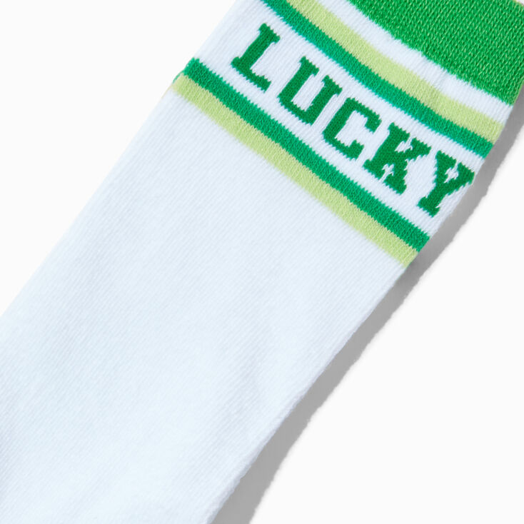 &quot;Lucky&quot; Retro Crew Socks,