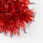Red Tinsel Hair Scrunchie,
