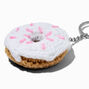 Sprinkle Donut Crocheted Keychain,