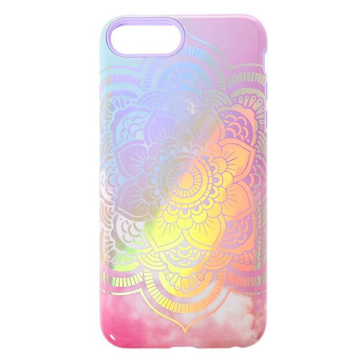 Holographic Cracked Marble Phone Case - Fits iPhone 6/7/8 Plus,