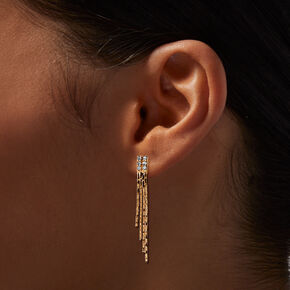 Gold-tone Crystal Earring Set - 6 Pack,