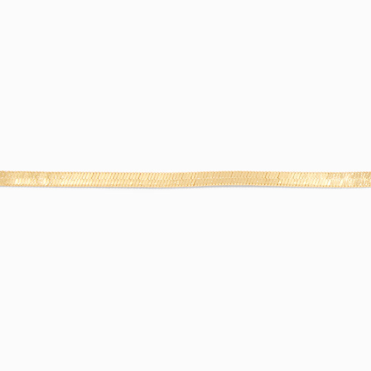 Icing Select18k Yellow Gold Plated Snake Chain Anklet,