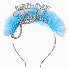 &quot;Birthday Baddie&quot; Tulle Headband,