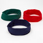 Hunter Green, Navy &amp; Red Headwraps - 3 Pack,