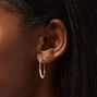 Gold 30MM Hoop Earrings,