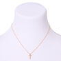 Gold Cross Pendant Necklace,