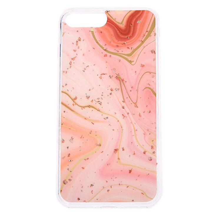Marble Rose Gold Flake Phone Case Fits Iphone 6 7 8 Plus Icing Us