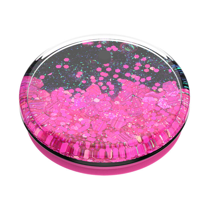 PopSockets&reg; PopGrip - Tidepool Neon Pink,