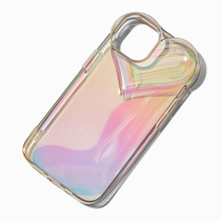 Holographic Hearts Protective Phone Case - Fits iPhone&reg; 13/14/15,