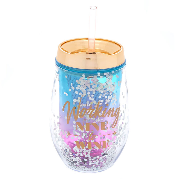 Working Nine To Wine Tumbler,