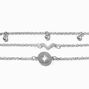 Silver &amp; Turquoise Cuff &amp; Chain Bracelet Set - 5 Pack,