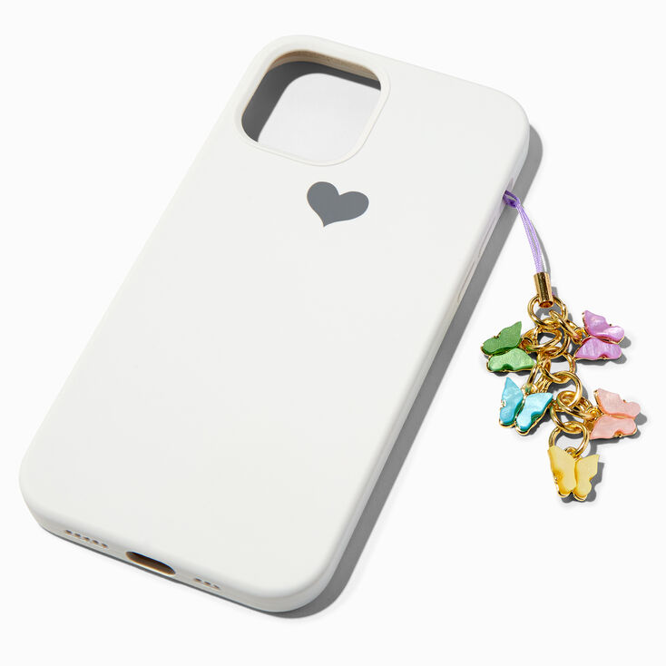 Icing Pearlized Butterflies Phone Charm
