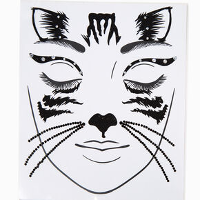 Black Cat Face Gems,