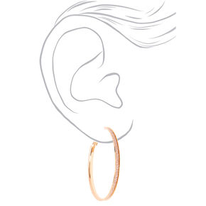 Women S Earrings Studs Hoops Drops Icing Us Rose Gold 50mm Hoop Earrings 3 Pack