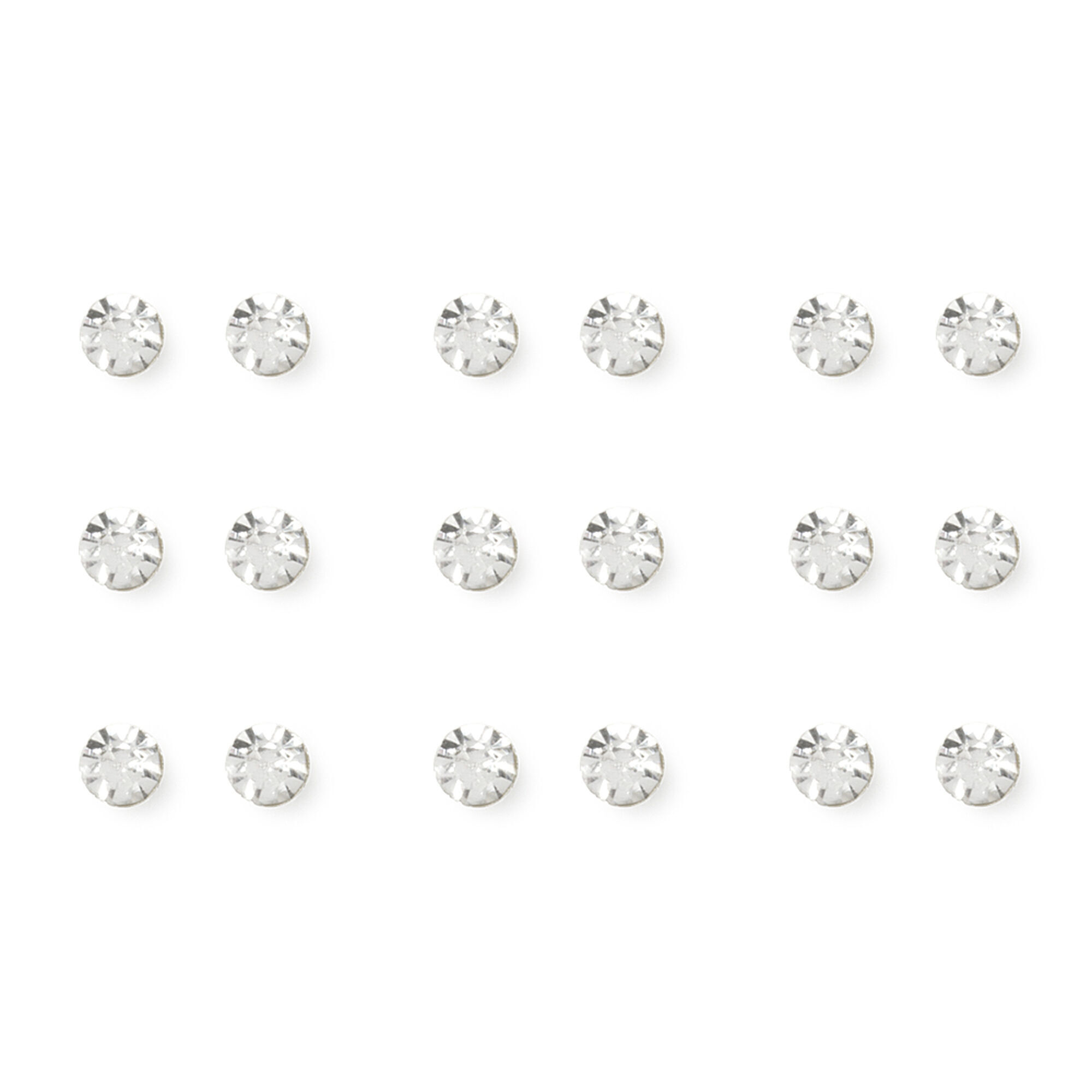 Pack of hotsell silver stud earrings