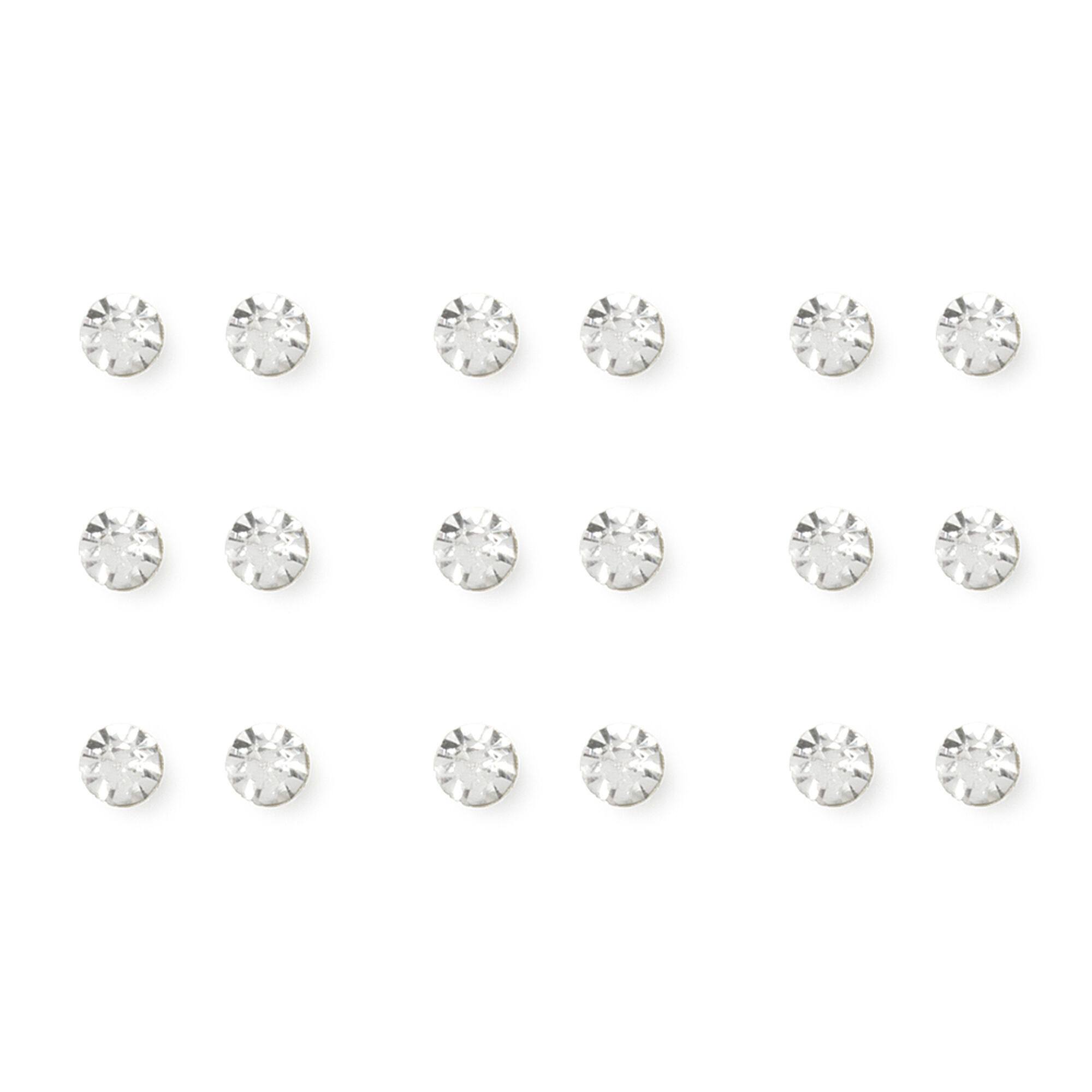 Steel by Design Bezel Set Crystal Stud Earrings - QVC.com