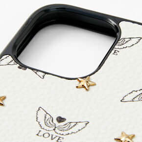 Black &amp; White Love WingsPhone Case - Fits iPhone&reg; 12 Pro Max,