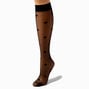 Black Hearts Sheer Knee High Socks,