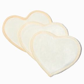Reusable Heart Shaped Makeup Remover Rounds - 3 Pack,