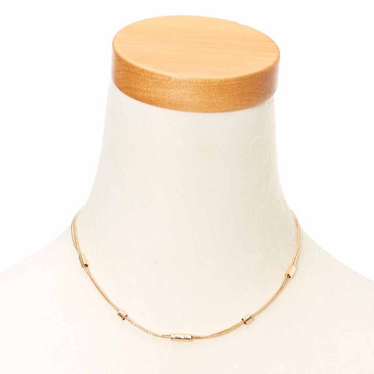 Thin Double Strand Choker,
