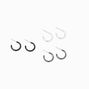 Mixed Metal 15MM Huggie Hoop Earrings - 3 Pack,