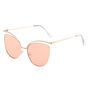 Mod Cat Eye Sunglasses - Rose Gold,
