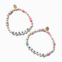 Silver Pave Crystal Leaf Bolo Bracelet,
